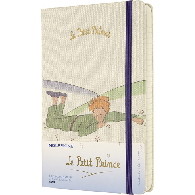 Ежедневник MOLESKINE LE L`PETIT PRINCE LARGE 21 (белый) DPP12DC3Y21