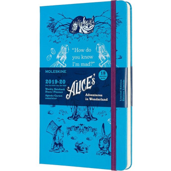 Еженедельник MOLESKINE Academic Alice WKNT Large (голубой)