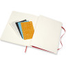 Еженедельник MOLESKINE ACADEMIC SOFT WKNT XL, красный