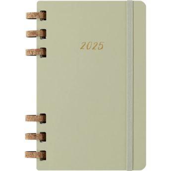 Еженедельник MOLESKINE Academic Spiral Large 150×210 мм, киви