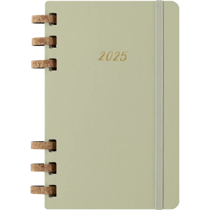 Еженедельник MOLESKINE Academic Spiral Large 150×210 мм, киви