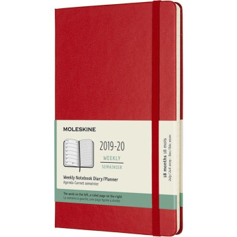 Еженедельник MOLESKINE Academic WKNT Large (красный)
