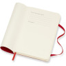 Еженедельник MOLESKINE Academic Soft WKNT Pocket, красный