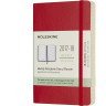 Еженедельник MOLESKINE Academic Soft WKNT Pocket, красный DSF218WN2