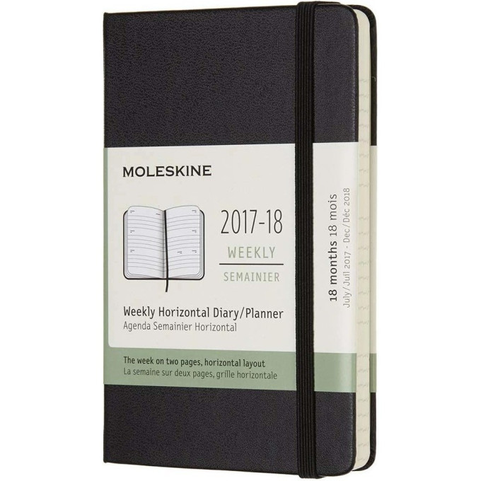 Еженедельник MOLESKINE Academic Week Pocket, чёрный