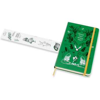 Еженедельник MOLESKINE Alice in Wonderland, зелёный