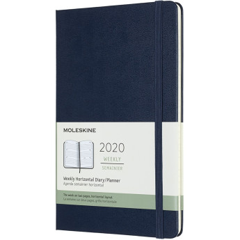 Еженедельник MOLESKINE Classic Weekly Large, синий сапфир