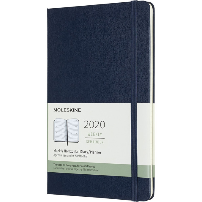 Еженедельник MOLESKINE Classic Weekly Large, синий сапфир