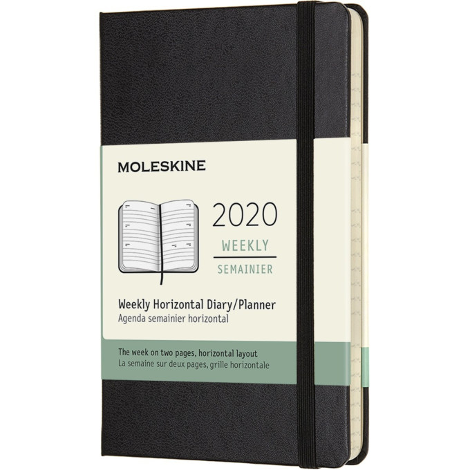 Еженедельник MOLESKINE Classic Weekly Pocket, чёрный