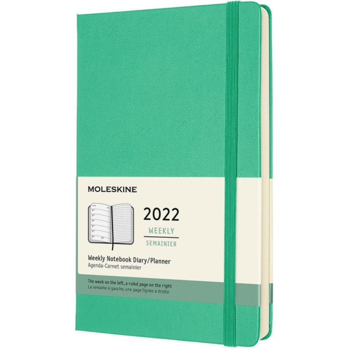 Еженедельник MOLESKINE CLASSIC WKNT LARGE (мятный) DHK4612WN3