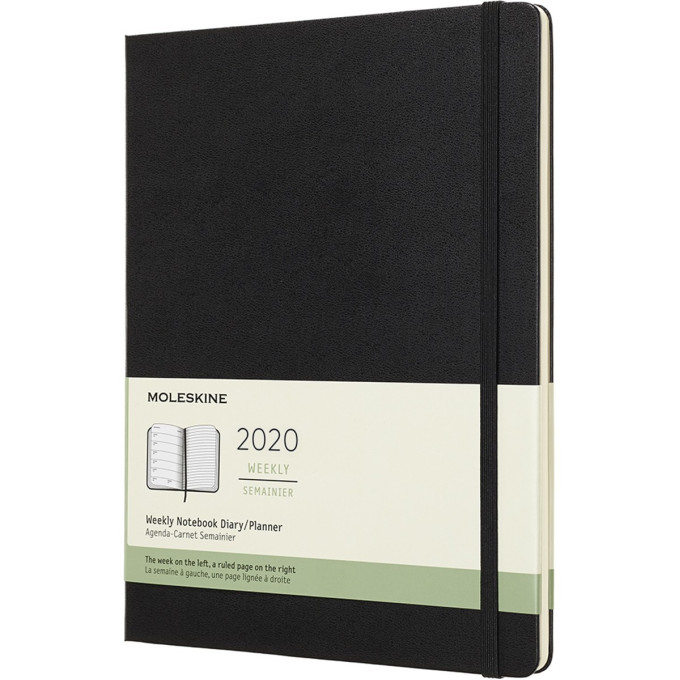 Еженедельник MOLESKINE Classic WKNT XL, черный