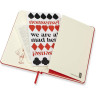 Еженедельник MOLESKINE LE ALICE IN WONDERLAND WKNT POCKET 21 (красный) DAL12WN2Y21