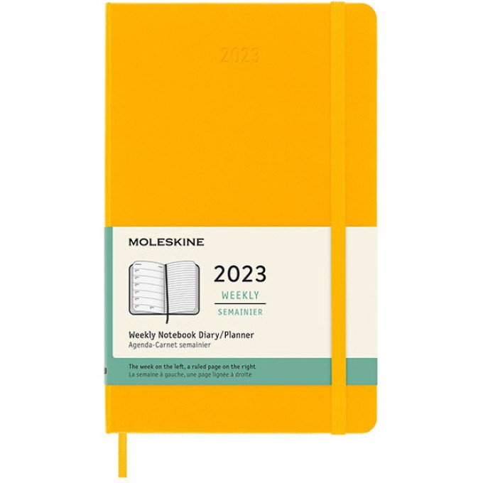 Еженедельник MOLESKINE LE CLASSIC WKNT LARGE DHM212WN3Y23 темно-оранжевый