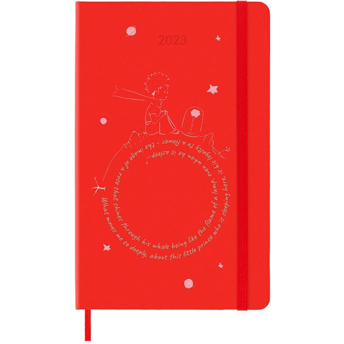 Еженедельник MOLESKINE LE L`PETIT PRINCE WKNT LARGE DPP12WN3DY23 красный