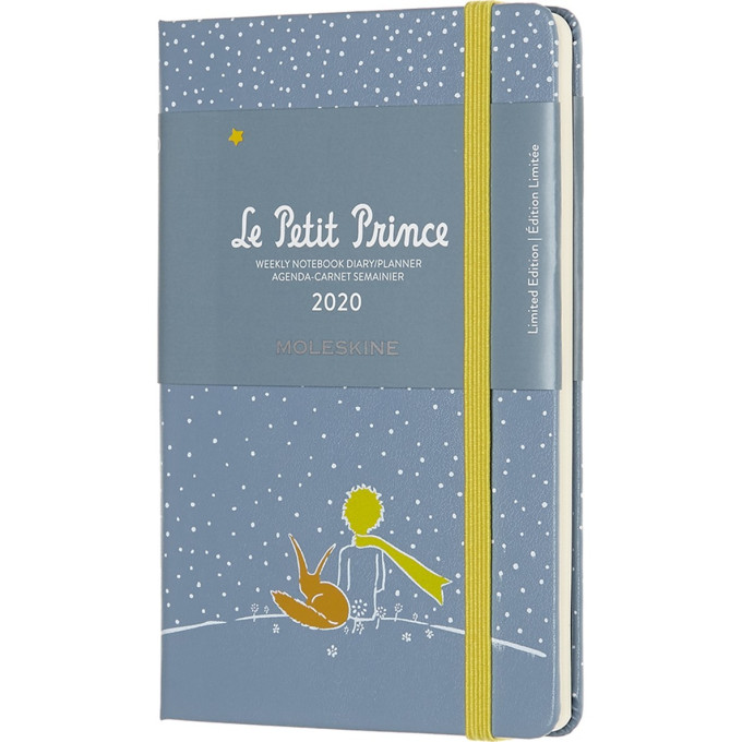 Еженедельник MOLESKINE Le Petit Prince Pocket Fox, серый