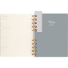 Еженедельник MOLESKINE SPIRAL XXL DHSPG3712MWH7Y23 серый
