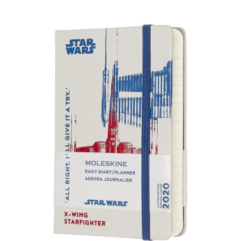 Еженедельник MOLESKINE Star Wars Pocket X-Wing, белый