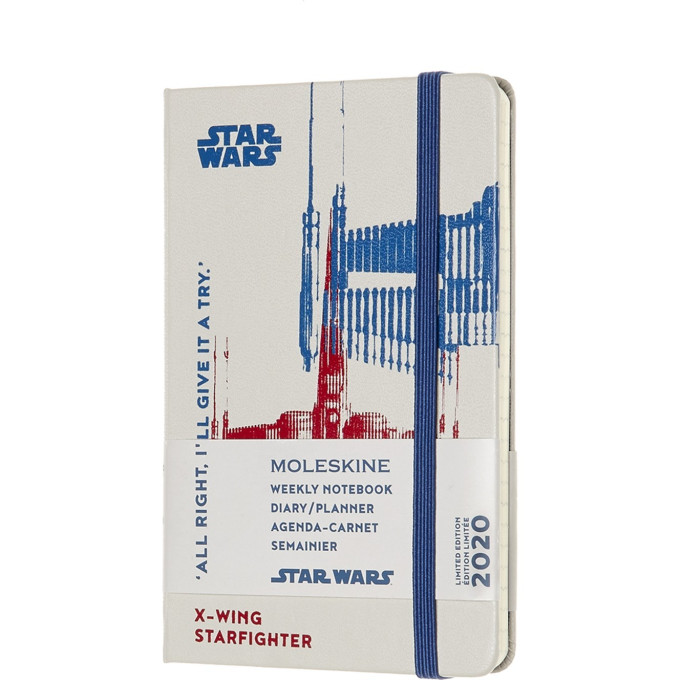 Еженедельник MOLESKINE Star Wars Pocket X-Wing, белый
