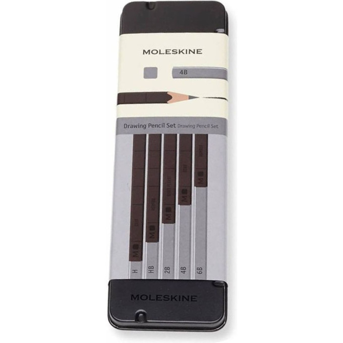 Набор чернографитных карандашей MOLESKINE Drawing Set EW7P05GPHA