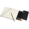Набор MOLESKINE Art Collection Sketching: блокнот для рисования и 12 акварельных карандашей