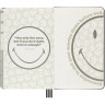 Набор MOLESKINE LE SMILEY ежедневник/блокнот/ручка-роллер Large черный LESMILEYKAWSET