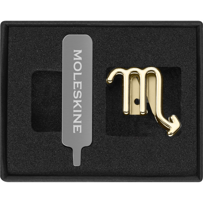 Шильд-символ MOLESKINE PINSCORPIOGOLD скорпион