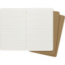 Набор блокнотов MOLESKINE Cahier Journal Large, линейка, бежевый, 3 шт.