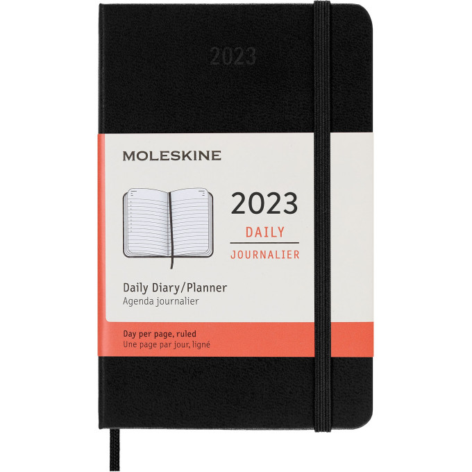 Ежедневник MOLESKINE Classic Pocket, чёрный, датированный
