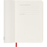 Ежедневник MOLESKINE Classic Soft Pocket, красный, датированный