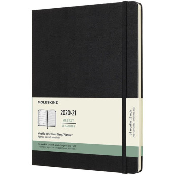 Еженедельник MOLESKINE Academic WKNT XL, чёрный