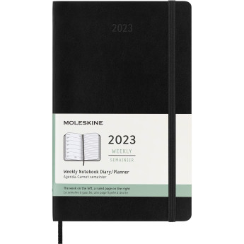 Еженедельник MOLESKINE Classic Soft Weekly Large, черный