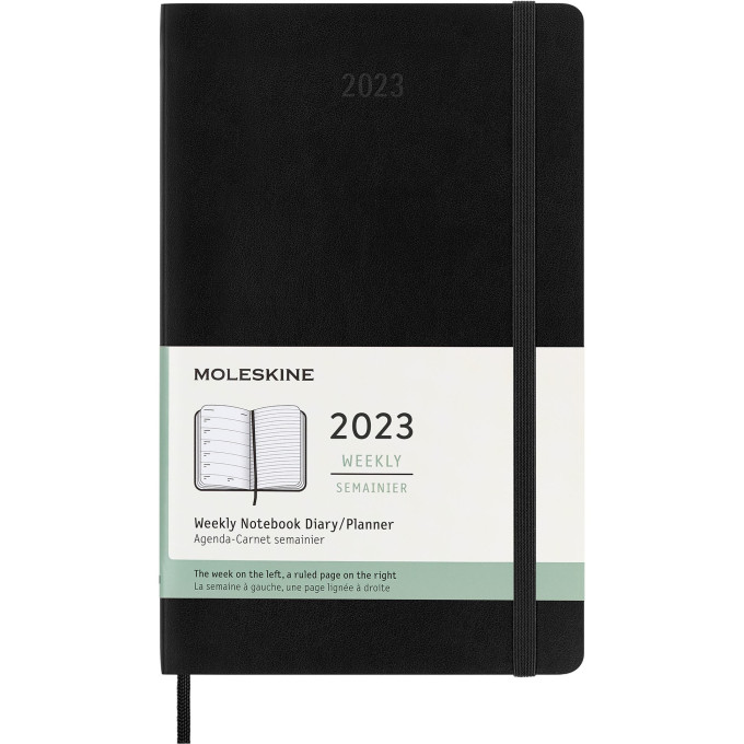 Еженедельник MOLESKINE Classic Soft Weekly Large, черный