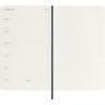 Еженедельник MOLESKINE CLASSIC SOFT WKNT LARGE (синий сапфир) DSB2012WN3