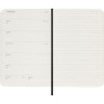 Еженедельник MOLESKINE Classic Soft Weekly Pocket, черный
