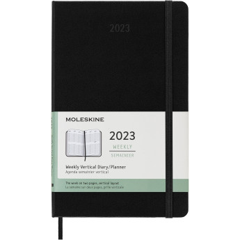 Еженедельник MOLESKINE Classic Weekly Vertical Large, чёрный