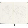 Еженедельник MOLESKINE Classic Weekly Vertical Large, чёрный