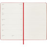 Еженедельник MOLESKINE Classic Weekly Notebook Large, красный