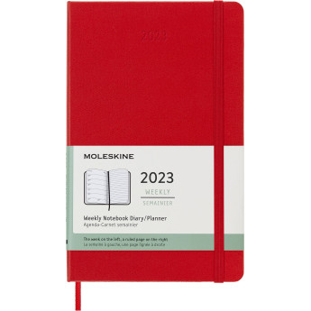 Еженедельник MOLESKINE Classic Weekly Notebook Large, красный