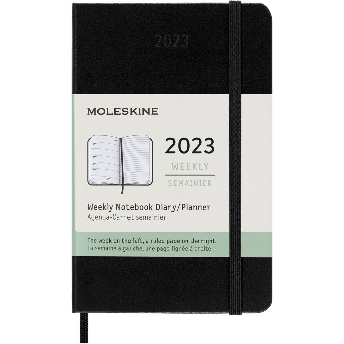Еженедельник MOLESKINE Classic Weekly Notebook Pocket, чёрный