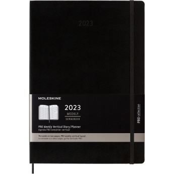 Еженедельник MOLESKINE PRO Vertical A4, чёрный
