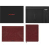 Набор MOLESKINE LIMITED EDITION PRECIOUS & ETHICAL SHINE еженедельник/ручка перьевая/папка-конверт XLarge, ручка Kaweco, бордовый металлик LEHSHINEUNDBUNDM