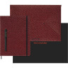 Набор MOLESKINE LIMITED EDITION PRECIOUS & ETHICAL SHINE еженедельник/ручка перьевая/папка-конверт XLarge, ручка Kaweco, бордовый металлик LEHSHINEUNDBUNDM